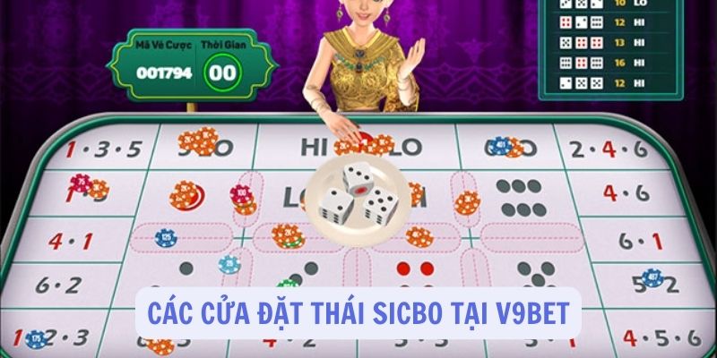 Các cửa đặt Thái Sicbo tại nhà cái V9Bet