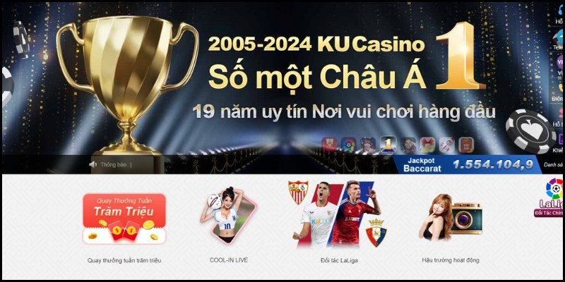 Kubet11 đã có tới 19 năm phát triển